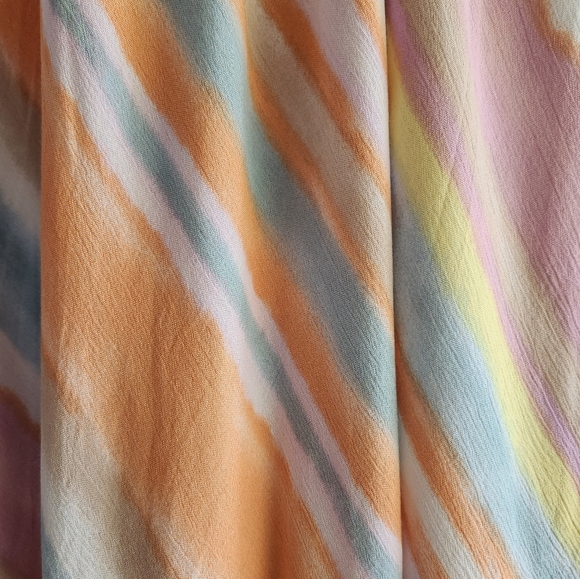 Mustard Seed EUC Spaghetti Straps Spring Summer Vacation Medium  Maxi Sundress - Picture 4 of 14